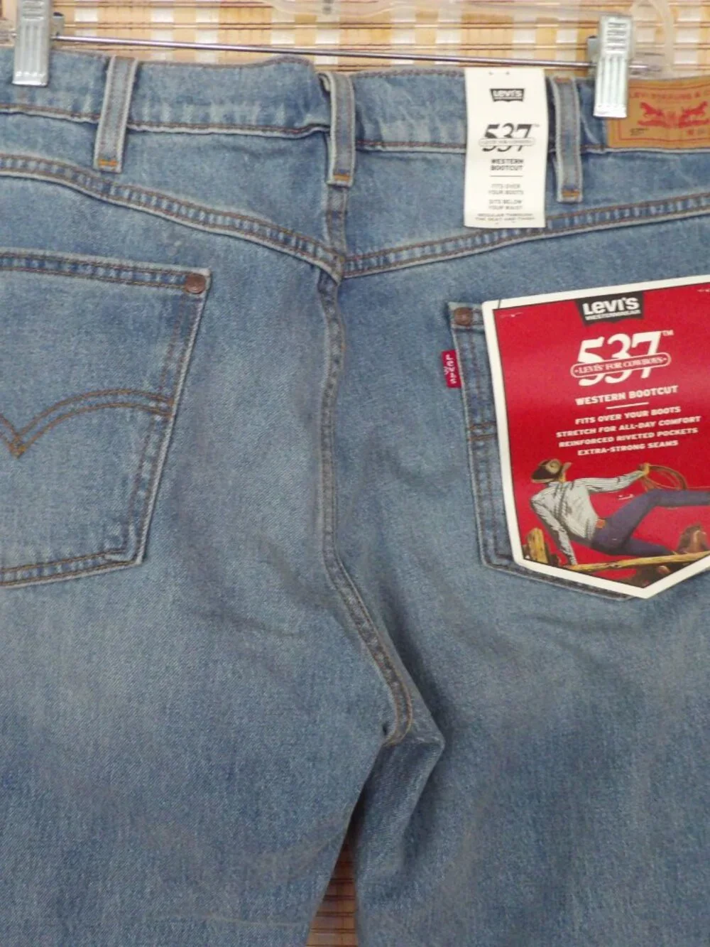NWT Men's Levi's 537 Western Bootcut Size 34x30